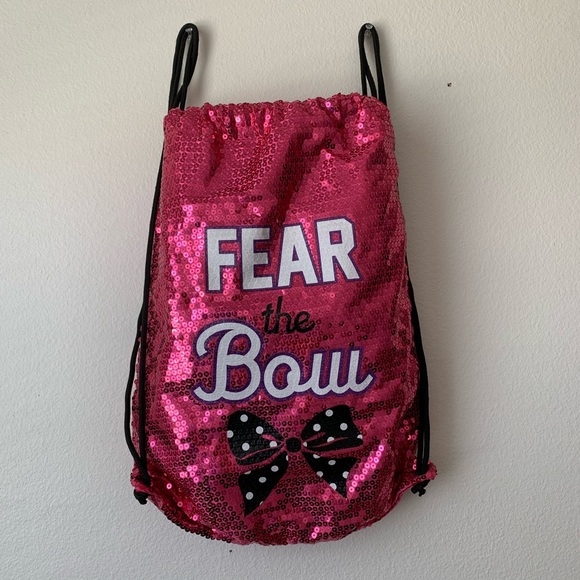 🌸 3/$10 Pink Sequence Drawstring Bag - Picture 9 of 9